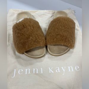 Brand New-Never Worn Jenni Kayne Shearling Slides